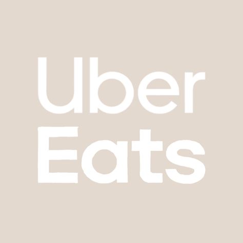 Cream Uber Eats Icon, made by me!! #cream #icon #beige #beigeaesthetic #logo Uber Eats Aesthetic, Uber Eats Icon, Cream Icons Aesthetic, Uber App Icon, Eat Logo, Phone Makeover, Samsung Aesthetic, Ipad Inspo, Beige Icons