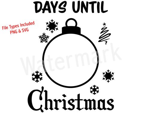 Days Until Christmas Countdown SVG, Christmas Day Countdown Stencil, Santa Claus, Cricut Cut File, Personalized Sign, Digital Download by WillieBees on Etsy Days Until Christmas Countdown, Christmas Quotes For Kids, Countdown Till Christmas, Christmas Day Countdown, Christmas Countdown Svg, Christmas Pictures Kids, Chalkboard Decal, Christmas Jokes, Days Till Christmas