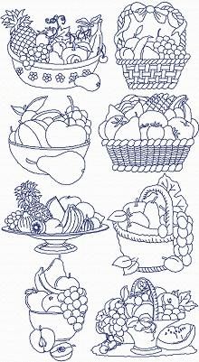 Fruit In Basket Drawing, Fruit Basket Drawing Paintings, Basket Of Fruits Drawing, Fruits Basket Drawing, Basket Design Ideas, Fruit Basket Painting, Fruit In Basket, Fruit Basket Drawing, Fruits Embroidery