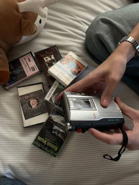 #cassettes #cassetteplayer #retro Cassette Collection Aesthetic, Cassette Player Aesthetic, Mehrsa Core, Cassette Tape Aesthetic, Cassette Tapes Aesthetic, Downtown Girl Essentials, Mixtape Aesthetic, Cassette Collection, Girl Necessities