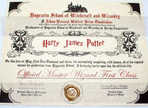 Hogwarts Diploma | Certificate Templates, Harry Potter With Regard To Quality Harry Potter Certificate Template Hogwarts Diploma, Hogwarts Graduation, Harry Potter Graduation, Printable Harry Potter, Graduation Certificate Template, Harry Potter Owl, Training Certificate, Awards Certificates Template, Movie Time