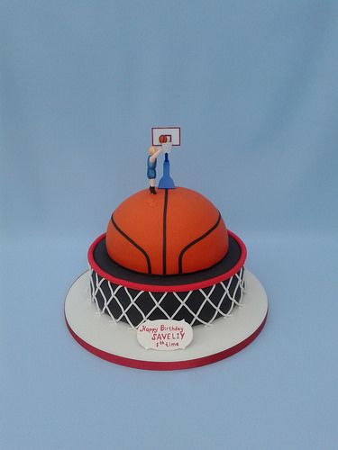 Basketball Cake | Flickr - Photo Sharing! Basketball Themed Cakes, Cake Basketball, Basketball Cakes, Pj Washington, Basketball Birthday Cake, Basketball Cake, Basketball Birthday Parties, Ball Cake, Sport Cakes