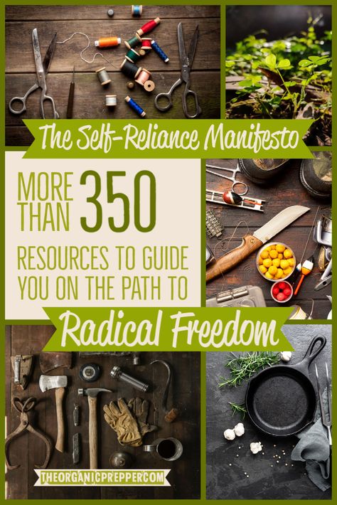 Here are more than 350 resources to guide you on the path to radical freedom. What will be your first (or next) step towards greater self-reliance and liberty from the system? via @theorganicprepper 100 Best Books, Functional Life Skills, Off Grid Survival, Homesteading Diy, Survival Books, Homesteading Skills, Self Reliance, Prepper Survival, Disaster Preparedness