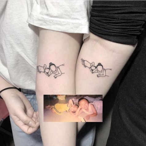 Uv Tattoo, Sibling Tattoos, Wrist Tattoos For Women, Mermaid Tattoos, Diy Tattoo, Sister Tattoos, Friend Tattoos, Matching Tattoos, Nalu