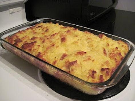 Pineapple Souffle Recipe, Pineapple Souffle, Pineapple Bread Pudding, Cream Cheese Spritz Cookies, Pineapple Bread, Creamed Corn Recipes, Standing Rib Roast, Souffle Recipes, Kielbasa Sausage