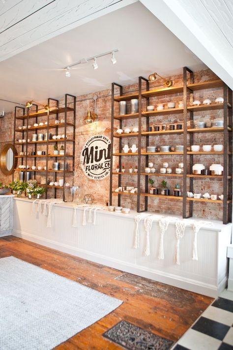 Vitamin Store Design, Business Shelves Display Ideas, Modern Farmhouse Commercial Design, Inside Store Design, Local Store Design, Small Country Store Ideas, Wellness Store Design, Rustic Store Design, Industrial Store Design