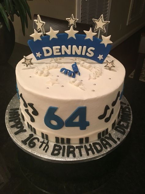 Dennis is a Leap Year Baby.....his 64th birthday...BUT REALLY JUST HIS 16TH!!!!! HAPPY B'DAY, DENNIS!!!! Leap Year Birthday Cake, Leap Year Birthday Party Ideas, 64th Birthday Cake, Leap Year Birthday, 64th Birthday, Unique Birthday Cakes, Leap Day, Baking Fun, Birthday Cakes For Men