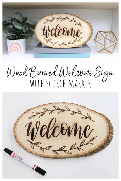 Wood Burning Welcome Sign, Birch Wood Candle Holders, Scorch Marker, Personalized Wood Coasters, Burn Wood, Beginner Wood Burning, Wood Burned Signs, Wood Burning Techniques, Wood Burn Designs