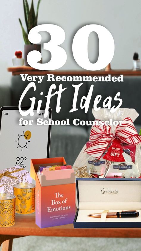 A school counselor plays a big role in school. They carry a big responsibility. So, to treasure their hardship by giving great gifts for school counselors such a noble thing you can do as a parent. #christmasideas #giftideas #thebest gift #christmasgiftideas #usefulgifts #christmasgift #gifts #giftsforchristmas #coolgifts Gift Ideas For School Counselors, School Counselor Appreciation Week Gifts, Counselor Gifts Appreciation, School Counselors Week Gifts, Guidance Counselor Appreciation Week Gift Ideas, Gifts For School Counselors, Counselors Week Gift Ideas, School Counselor Week Gift Ideas, Counselors Week Appreciation Cute Ideas