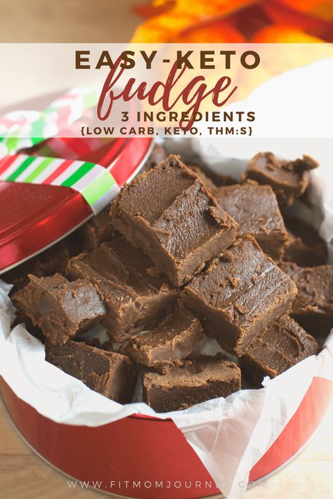 Trim Healthy Mama Dessert, Keto Chaffles, Keto Fudge, Fudge Recipes Chocolate, Keto Candy, Simple Keto, Keto Sweets, Carb Snacks, Fudge Easy