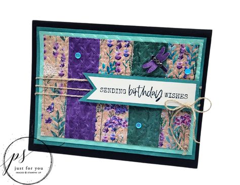 Tina Zinck, Cards For Mother, Lavender Ideas, Lavender Stamp, Lavender Bundle, Card Making Flowers, Birthday Cards For Mother, Painted Lavender, Stampin Up Birthday