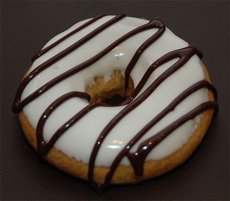 The Zebra | Happy National Donut Day! Vanilla Cream Donut, Sausage Mcmuffin, Debbie Snacks, Cream Donut, Sausage Biscuits, Candy World, Donut Day, Berry Tart, National Donut Day