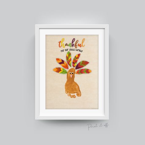 Memory Diy, Thankful For Us, First Thanksgiving, Turkey Craft, Footprint Art, Baby Footprints, Thanksgiving Kids, Baby Memories, Baby Keepsake