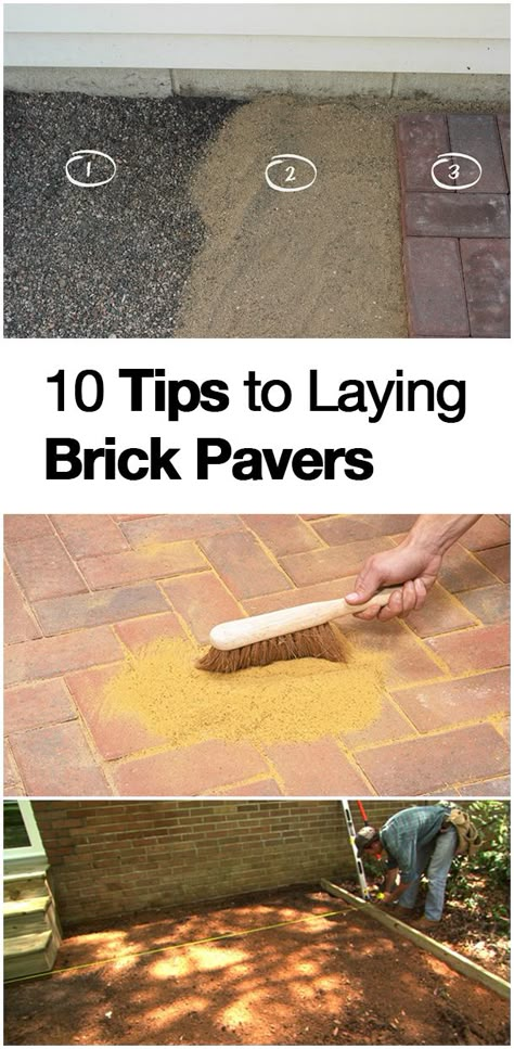 Laying Brick, Landscape Pathway, Diy Patio Ideas, Diy Driveway, Pavers Diy, Diy Patio Pavers, Brick Paver Patio, Brick Pathway, Brick Laying