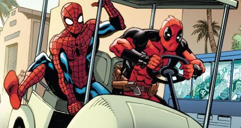 Kevin Feige Crushes Fanboys' Dreams & Debunks Rumor Of A Spider-Man/Deadpool Team-Up Film Spideypool Comic, Spider Man Deadpool, Deadpool X Spiderman, Deadpool Funny, Deadpool And Spiderman, Deadpool Comic, Kevin Feige, Spiderman 3, Spiderman Comic