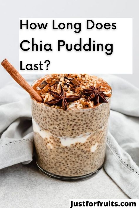 Know how long chia pudding stay good in the fridge, freezer, and on the counter. And how to store chai pudding to make it last longer Chai Pudding Breakfast, Chai Pudding Recipe, Chai Drinks, Bariatric Breakfast, Banana Chia Seed Pudding, Chai Pudding, Chai Seed, Chia Gel, Hemp Seed Recipes