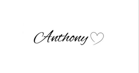 Anthony Name Tattoo Fonts, Anthony Tattoo Name Ideas, Anthony Tattoo Name, Anthony Name Tattoo, Tony Tattoos, Anthony Name, Anthony Tattoo, Chest Tattoo Fonts, Tattoo Name Fonts