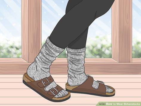 Cute Birkenstock Outfits, Birkenstocks With Socks Outfit, Socks With Birkenstocks, How To Wear Birkenstock Sandals, Birkenstocks With Socks, Outfits With Socks, Birkenstocks Outfits, How To Wear Birkenstock, Birkenstock With Socks