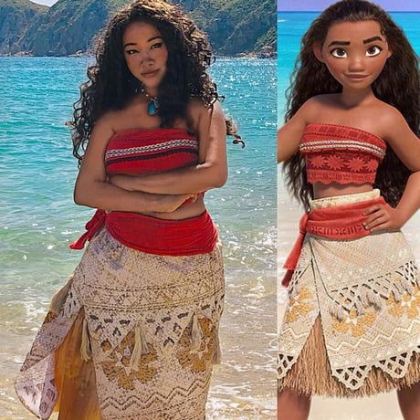 Moana Cosplay, Cosplay Dress, Iconic Characters, Moana, Curly Hair Styles Naturally, Performance Art, Cosplay Costumes, Curly Hair, Avengers