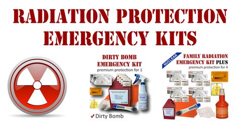 Family Radiation Protection Kits for Nuclear or Dirty Bomb EmergenciesRadiation Emergency Protection Supplies Nuclear Survival, Emergency Hacks, Hazmat Suits, Prepper Supplies, Nuclear Radiation, Fallout Shelter, Survival Techniques, Radiation Protection, Emergency Supplies