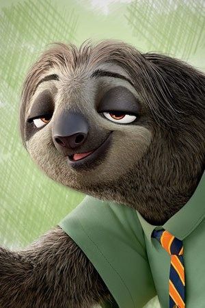 Zootopia Sloth, Funny Cartoon Images, Sloth Art, Monkey Pictures, Disney Zootopia, Super Cute Puppies, Disney Collage, Cartoon Character Pictures, Cartoon World