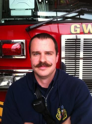 Tyler B.  Firefighter/Paramedic, Gwinnett County GA Haircut Mens, Firefighter Paramedic, Shaved Hair Cuts, Moustache Wax, Straight Razor Shaving, Mustache Wax, Mustache Men, Great Beards, Moustaches