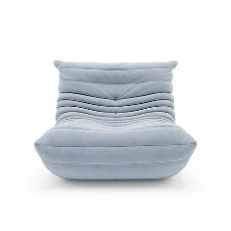 Trule Suede Armless Bean Bag Chair & Lounger & Reviews | Wayfair Structured Bean Bag Chair, Attic Bunks, Scandinavian Townhouse, Blue Bean Bag, Armless Lounge Chair, Bean Bag Lounger, Living Room Furniture Styles, Fireside Chairs, Single Sofa Chair