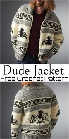 9 Cozy Crochet Hoodie Patterns to Make for Fall Free Crochet Jacket Patterns, Mens Jacket Pattern, Crochet Jacket Pattern, Crochet Baby Jacket, Cowichan Sweater, Crochet Men, Crochet Hoodie, Crochet Sweater Pattern Free, Hoodie Pattern