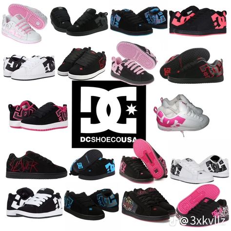 Dcs Outfits, Dc Shoes Aesthetic, Dc Outfits, Dc Sneakers, Mcbling Fashion, Filmy Vintage, Trashy Outfits, Pretty Sneakers, Fashion Rules