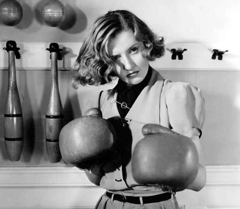 Top 10 Most Sexually Prolific Lesbians and Bisexuals Of Old Hollywood | Autostraddle Retro Gym, Emily B, Lulu Frost, Barbara Stanwyck, Old Hollywood Stars, Boxing Gloves, Cultura Pop, Hollywood Stars, Classic Hollywood