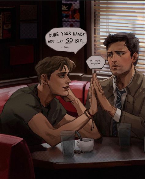 Deancas Fan Art, Spn Fanart, Destiel Fanart, Supernatural Comic, Dean And Cas, Supernatural Fan Art, Behind Blue Eyes, Supernatural Art, Dean And Castiel