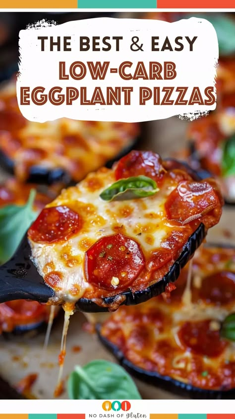 Craving pizza but want to keep it low-carb? These easy Low-Carb Eggplant Pizzas have all the delicious flavors of pizza, without the carbs! Crispy eggplant rounds are topped with savory marinara, melty mozzarella, and pepperoni. Perfect for weeknight dinners, appetizers, or meal prep. Try them out and enjoy all the pizza goodness with a healthier twist! Save this recipe now and make your next pizza night guilt-free! Chicken Dinner Ideas Crockpot, Dinner Ideas Crockpot Chicken, Best Spaghetti Recipes, Eggplant Marinara, Best Spaghetti Recipe, Dinner Ideas Crockpot, Eggplant Pizzas, Crispy Eggplant, Food Protein