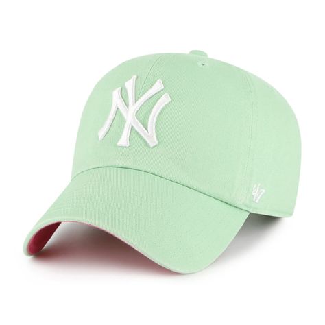 Baseball Hat Style, New York Yankee Hat, Baseball Teams Logo, Yankees Hat, New York Yankees Baseball, Yankees Baseball, Team Gear, Sport Hat, Pink Brand