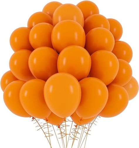 Amazon.com: RUBFAC Orange Balloons, 110pcs 12 Inch Orange Balloons and Ribbon, Thick Latex Balloons for Birthday Wedding Baby Shower Graduation Anniversary Party Decorations : Toys & Games Balloons For Birthday, Beautiful Balloons, Anniversary Party Decorations, Orange Balloons, Anniversary Decorations, Anniversary Party, Halloween Night, Anniversary Parties, Latex Balloons