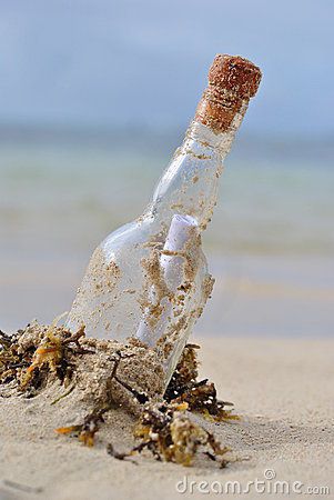 Cottage By The Sea, Image Nature, I Love The Beach, Message In A Bottle, Krabi, Beach Time, Chiang Mai, Beach Cottages, The Sand