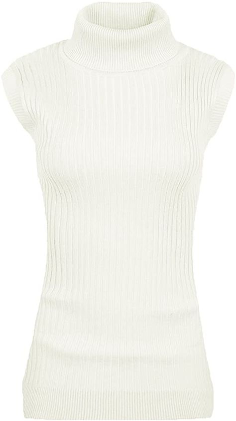 v28 Women Sleeveless High Neck Turtleneck Stretchable Knit Sweater Top-S,White at Amazon Women’s Clothing store Couple Costume Ideas, Funny Couple Costumes, Hogwarts Outfits, Costume Ideas For Couples, Sleeveless Turtleneck Sweaters, Hot Costume, Couple Costume, Couple Costumes, Matching Costumes