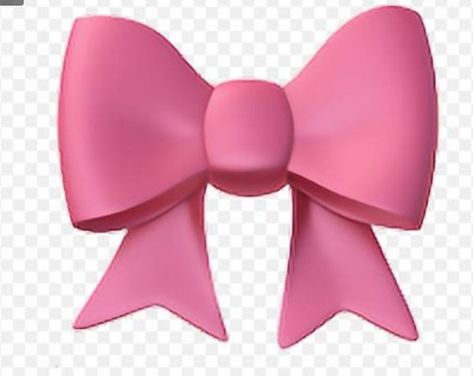 Barbie Bow, Rose Emoji, Bow Wallpaper Iphone, Green Emoji, Pink Bow Png, Ios Emoji, Star Overlays, Giant Bow, Whatsapp Wallpaper Cute