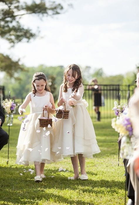 A homegrown rustic Suffolk wedding photographed by Eva Russo Photography. Garden Wedding Flower Girl, Flowergirl Bride Photos, Bride With Flower Girl, Bride And Flowergirl, Bride And Flowergirl Picture, Coastal Virginia, Wedding Outdoors, Brides Sister, Wedding Wishlist