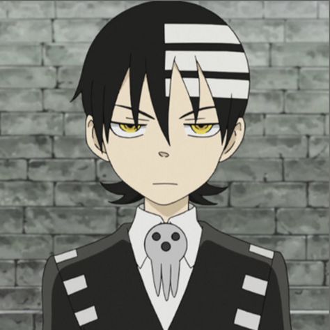 Soul Eater, The Kid, Black Hair, Wall, Hair, Anime, Black