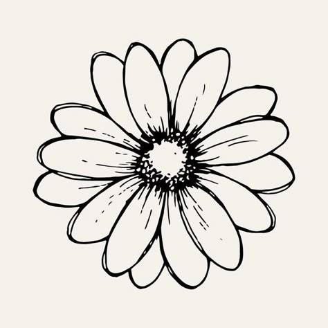 Big Flower Drawing Simple, How To Draw Money Step By Step, Coloring Pages Flowers Simple, Traceable Flowers, Doodle Flowers Simple, Flower Drawing Outline, Flower Drawings Easy, Simple Pink Background, Simple Flower Drawings