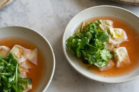 Quick-ish Ricotta Dumplings in Tomato Broth - from 101Cookbooks.com Ricotta Dumplings, 101 Cookbooks, Tomato Broth, Green Eating, Hearty Salads, Broth Recipes, Main Course Recipes, Spring Recipes, New Classic