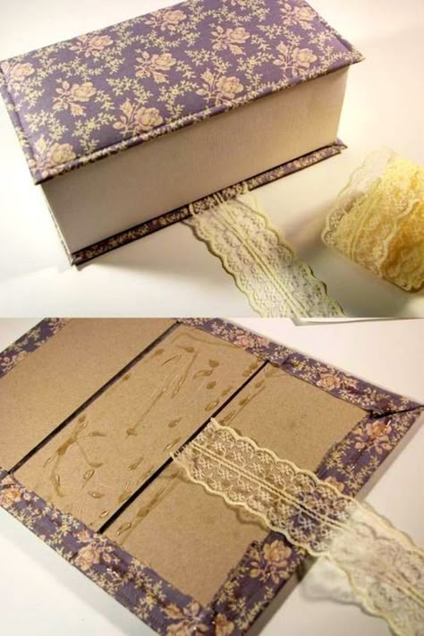 DIY Pen/Pencil Box/Case Cardboard Strong Luxury Party Favors, Cartonnage Boxes, Money Party, Fabric Covered Boxes, Cardboard Box Crafts, Luxury Party, Fabric Boxes, Diy Gift Box, Diy Cardboard