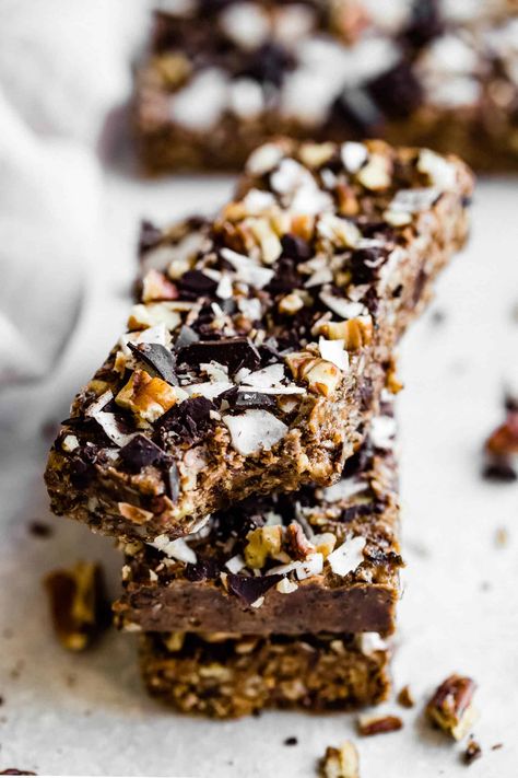 Paleo Protein Bar Recipe, Low Carb Protein Bars Recipe, Gluten Free Protein Bars, Paleo Protein Bars, Keto Protein Bars, Paleo Bars, Paleo Recipes Snacks, Low Carb Protein Bars, Healthy Protein Bars