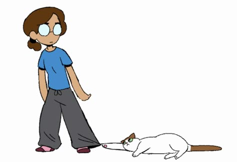 Animatics Animation, Simple Animation Ideas, Easy Animation, Animation Practice, Me And My Cat, Animation Drawing Sketches, Walking Animation, 2d Character Animation, Blue Drawings