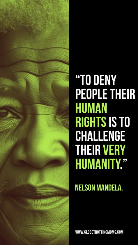 "To deny people their human rights is to challenge their very humanity." – Nelson Mandela. Let this powerful quote inspire your commitment to human rights. Click to explore 30+ more quotes dedicated to UN World Humanitarian Day, each one crafted to motivate and encourage the fight for justice and equality. Discover these inspiring messages now! Human Rights Day Quotes, Bhm Quotes, Human Rights Quotes, World Humanitarian Day, Mandela Quotes, Nelson Mandela Quotes, Humanity Quotes, Humanitarian Work, Inspiring Messages