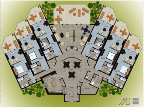 Co Housing Community, Multigenerational House Plans, Multigenerational House, Pocket Neighborhood, Co Housing, Tiny House Village, Family Compound, Property Ideas, Community Housing