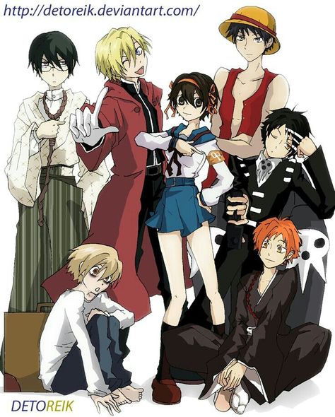 Cosplay Crossover, Hig School, Equivalent Exchange, Ouran Highschool Host Club, Host Club Anime, Susanoo Naruto, Shojo Anime, Haruhi Suzumiya, Ouran Highschool