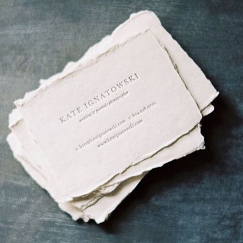 Letterpress business cards deckled edges Paper: Fabulous Fancy Pants Printer: @ladybugpress Letterpress Paper, Deckled Edge Paper, Letterpress Business Cards, Commercial Printing, Cards Design, Business Card Maker, Wedding Art, Visiting Cards, Fancy Pants