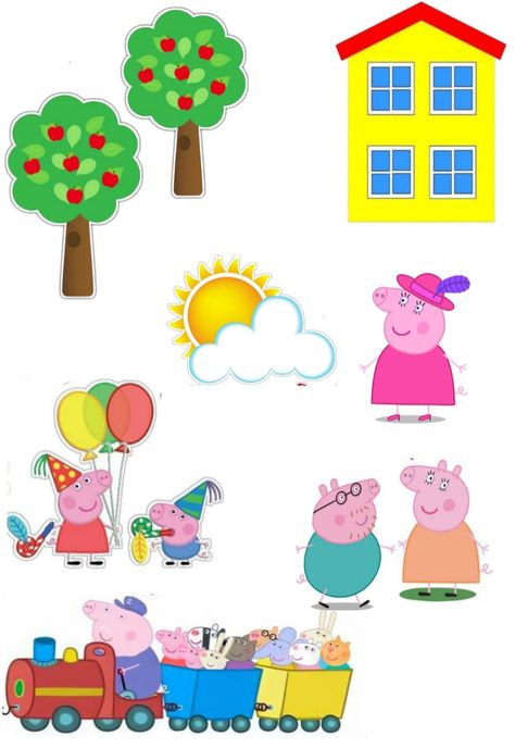 Pepa Pig, George Pig, Peppa Pig Birthday, Tooth Fairy, Peppa Pig, Bday Party, Cake Designs, Cake Toppers, Baby Shower