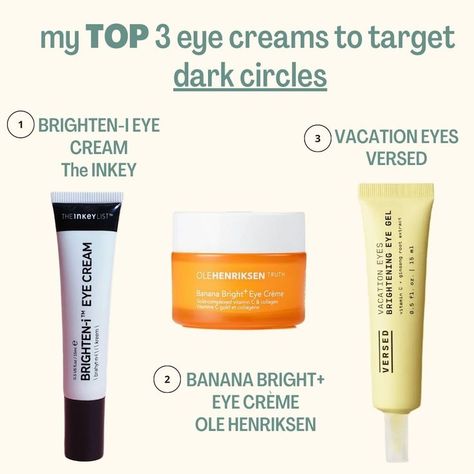 I Am Exhausted, Eye Creme, Ole Henriksen, My Top 3, Eye Creams, Bright Eye, Wide Awake, 3rd Eye, Eye Gel